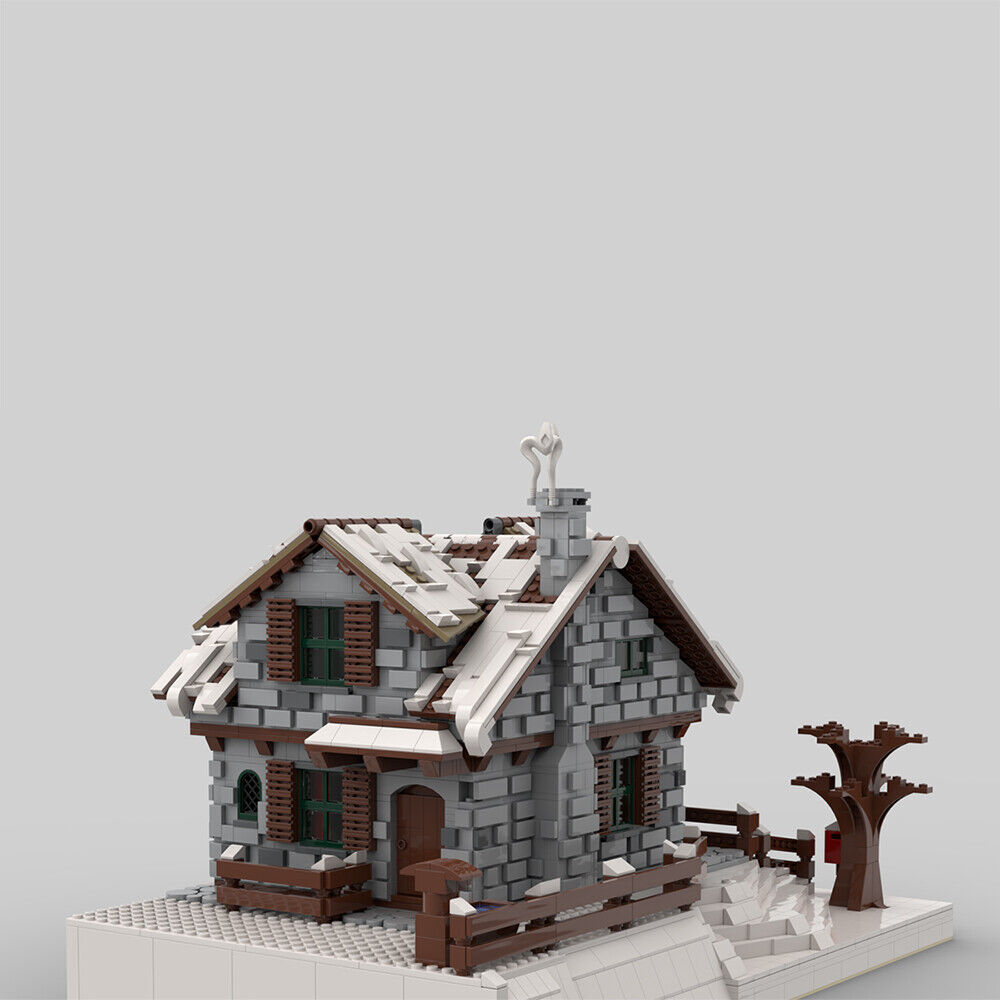 C4211 Winter Chalet House Hut Modular Building with Interior 4094 Parts-ZITIANYOUBUILD