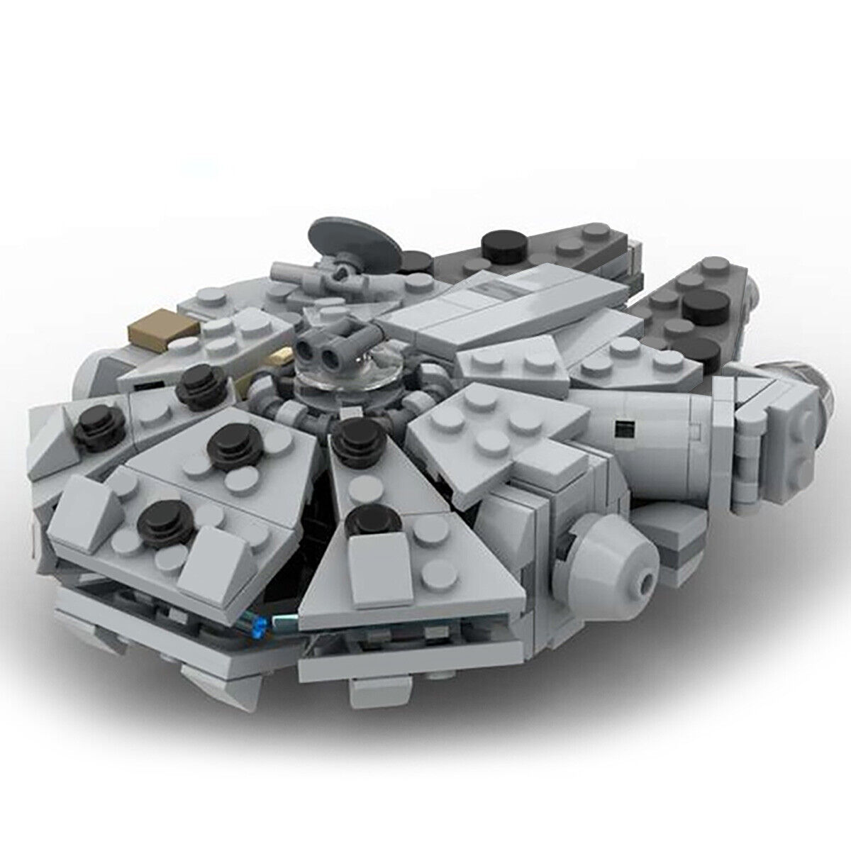 C4922 Millen/n iumFal/con Ship with Cradle stand 282 Parts from Movie-ZITIANYOUBUILD