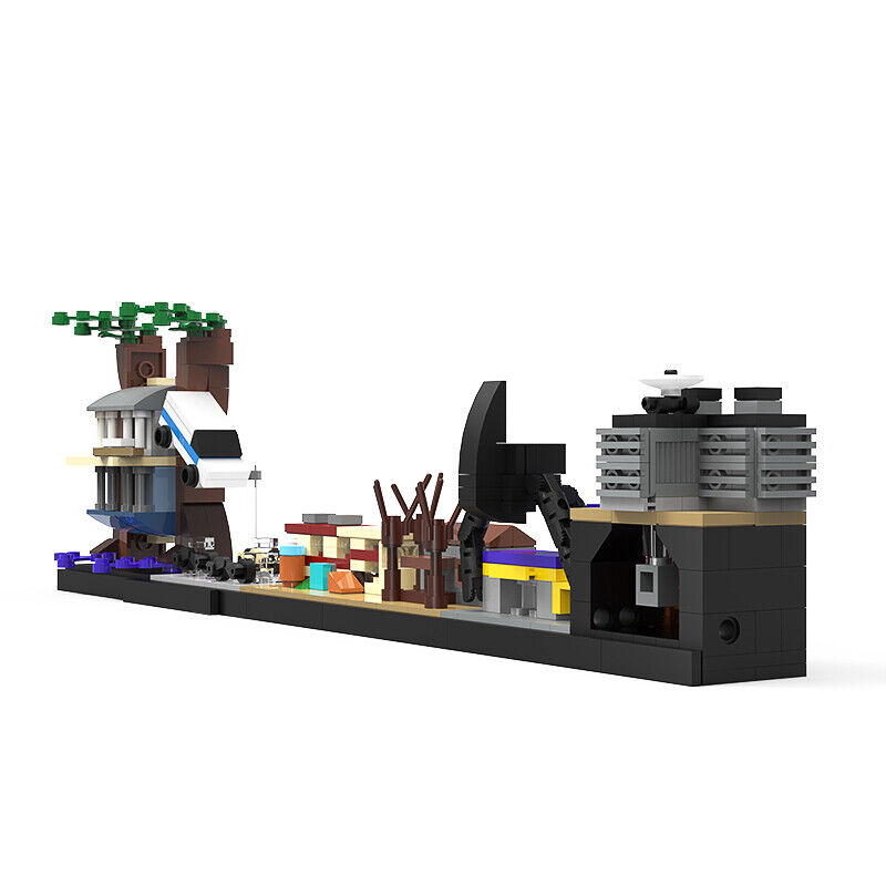MOC-26283 Iconic Locations Scenes Skyline Architecture Toy from TV Show-ZITIANYOUBUILD