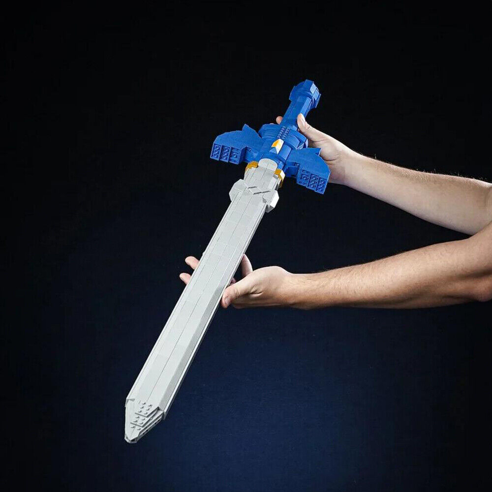 Custom MOC: C9102 The Master Sword Model Game Props 1562 Parts for Kids-ZITIANYOUBUILD