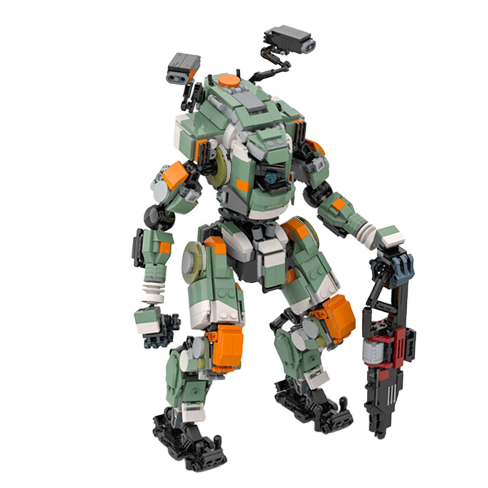 Custom MOC: C6739 BT-7274 Vanguard-class Titan Mecha Model 1057 Parts-ZITIANYOUBUILD