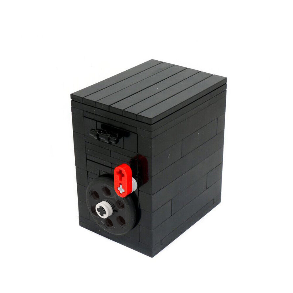 C7612 Working Mini Safe Decryption Box with Password Lock 140 Parts-ZITIANYOUBUILD