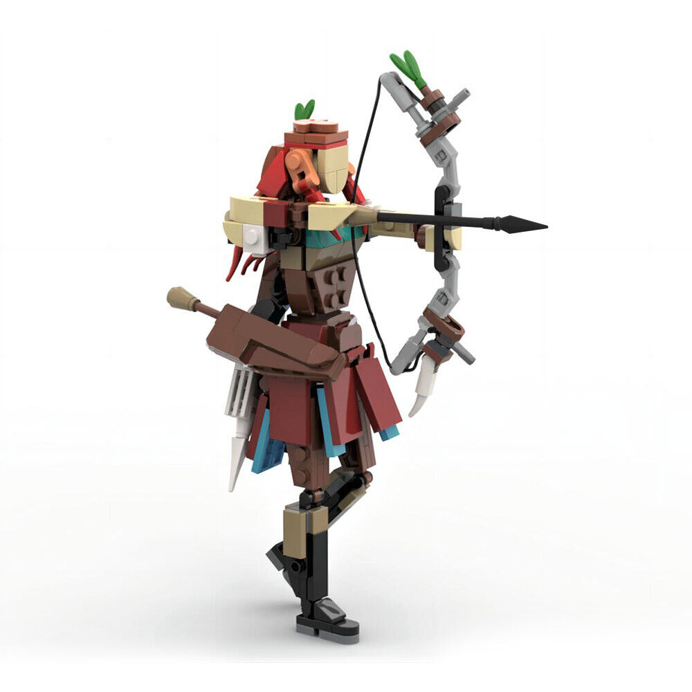 C9199 Aloy / Machine Hunter 240 Parts With Bow and Arrow from Video Game-ZITIANYOUBUILD