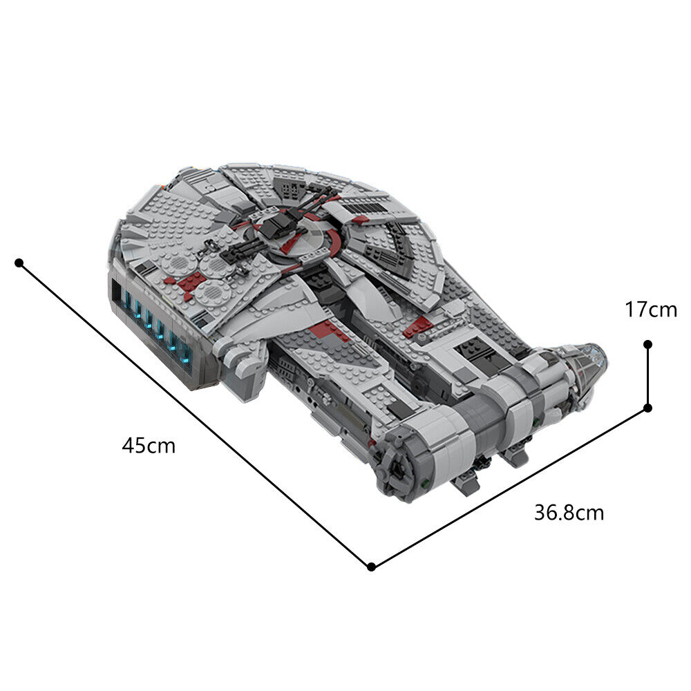 C9127 The YT-2400 Light Freighter YT-2400 Transport Model 1817 Parts from Movie-ZITIANYOUBUILD