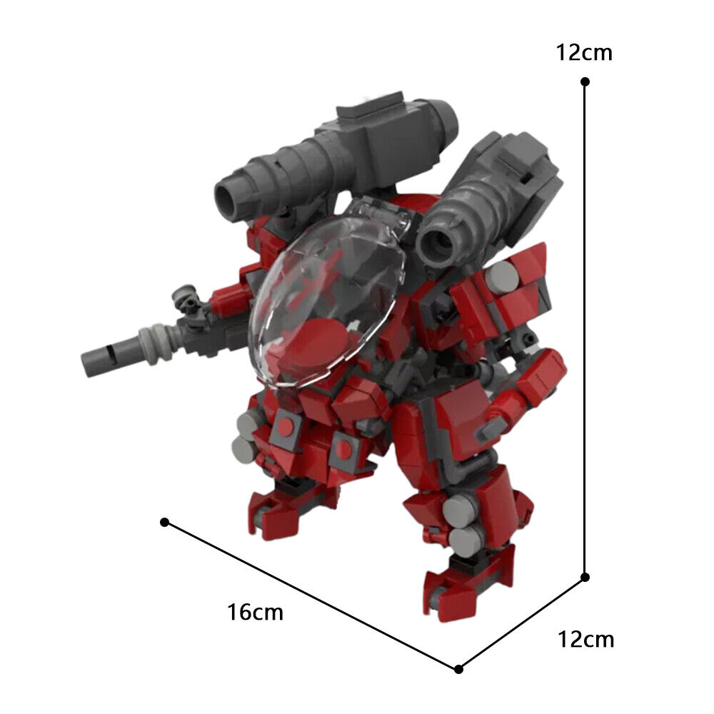 C9101 AF-02 War Machine Mecha with Cockpit 298 Parts Building Toys Set-ZITIANYOUBUILD
