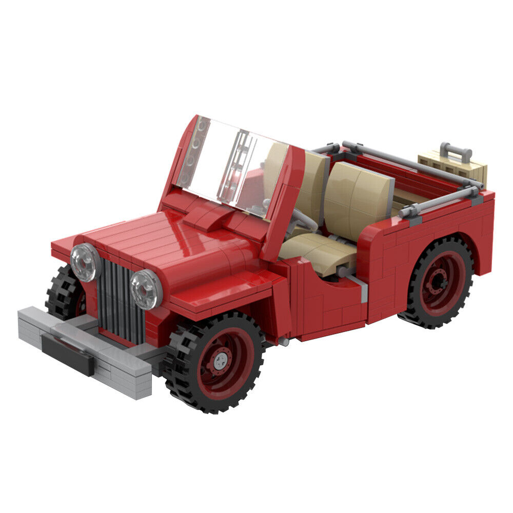 C5010 Convertible in Red Version vehicle Building Toys Set 408 Parts-ZITIANYOUBUILD
