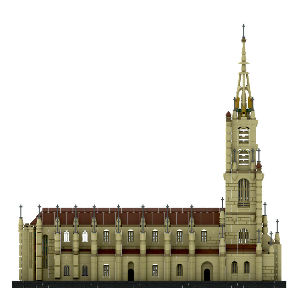 MOC-120952 13" High Berner M��nster / Bernese Minster Church Tower 2044 Parts-ZITIANYOUBUILD