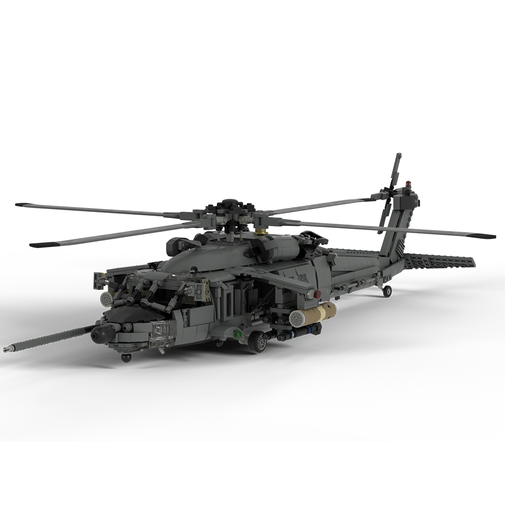 MOC-96093 Iconic Helicopter with Interior and Cockpits Building Toys 1547 Parts-ZITIANYOUBUILD