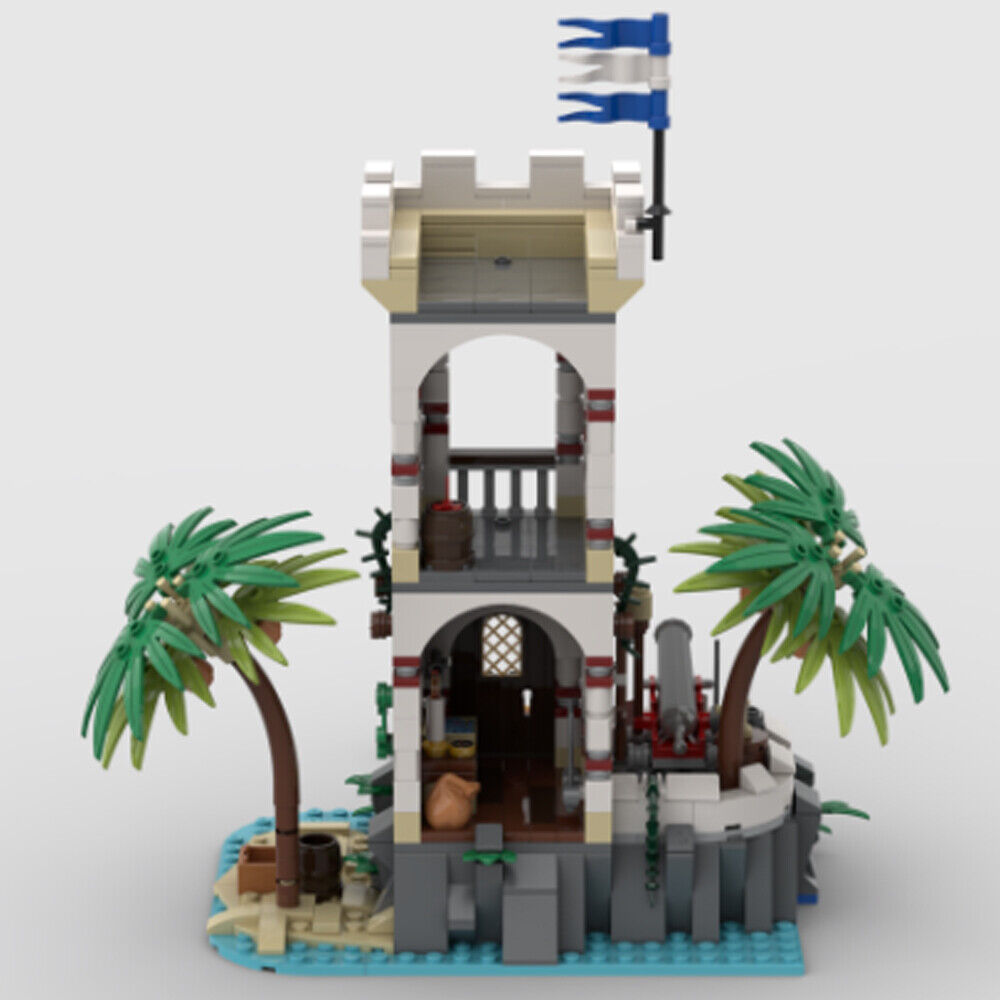MOC-141134 Island 2.0 Version Building Toys Set for Pirates Series 579 Parts-ZITIANYOUBUILD