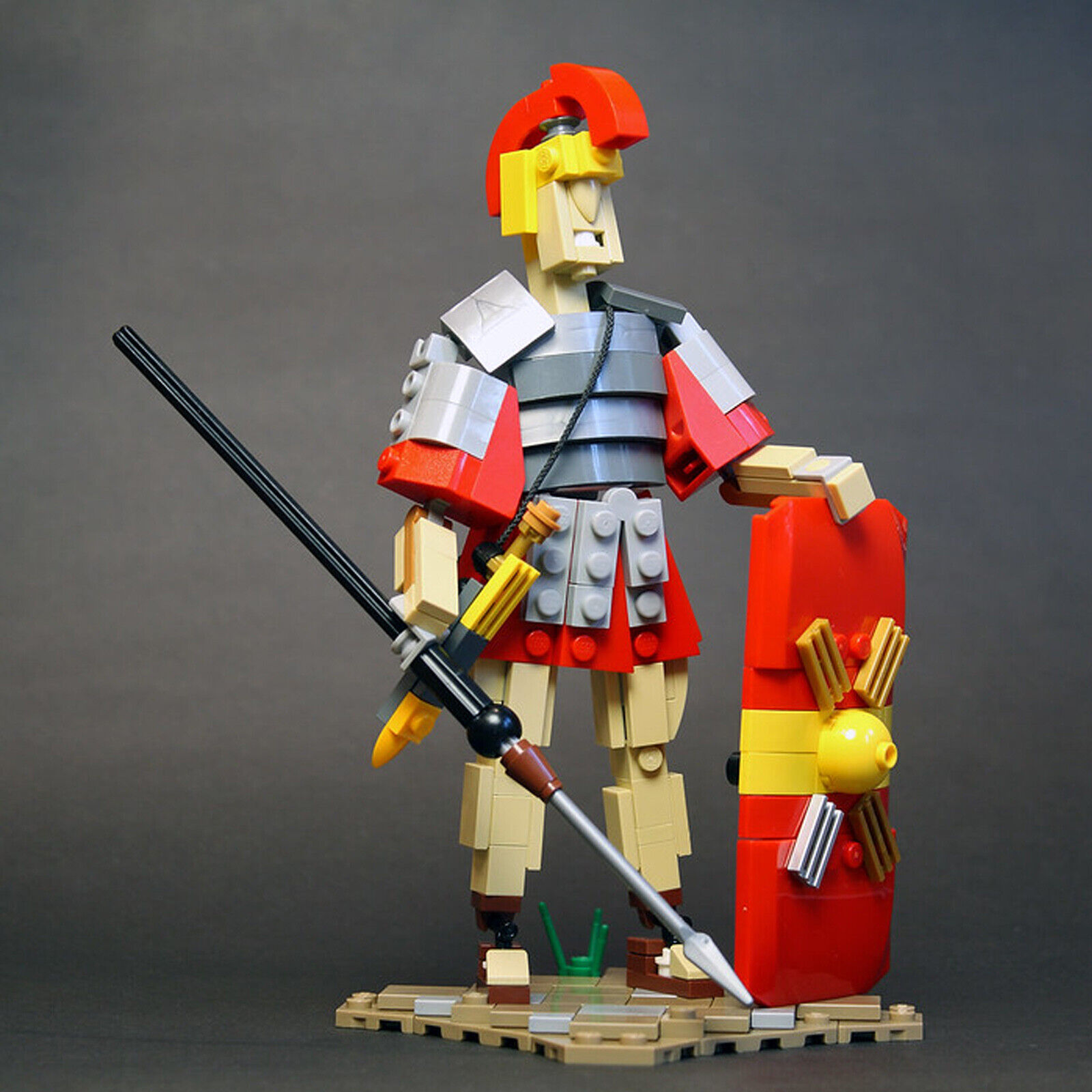 C7089 Roman Legionary Soldier 213 Parts for Display and Decoration-ZITIANYOUBUILD
