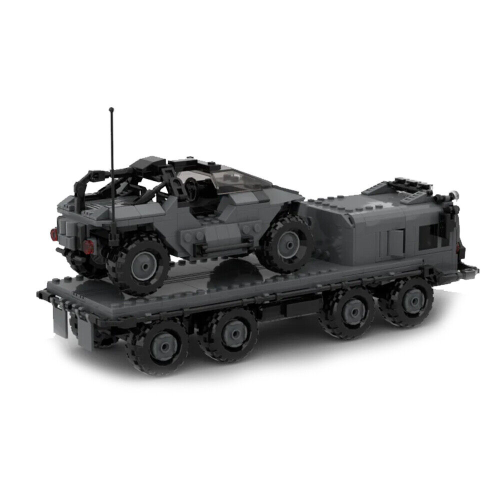 8X8 All Terrain Multi-utility Truck with 4x4 Military Vehicle 810 Pieces-ZITIANYOUBUILD
