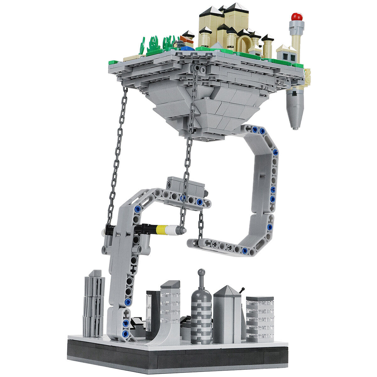ZITIANYOUBUILD C4282 Tension Suspension Floating Magic Fortress Castle 752 Parts-ZITIANYOUBUILD