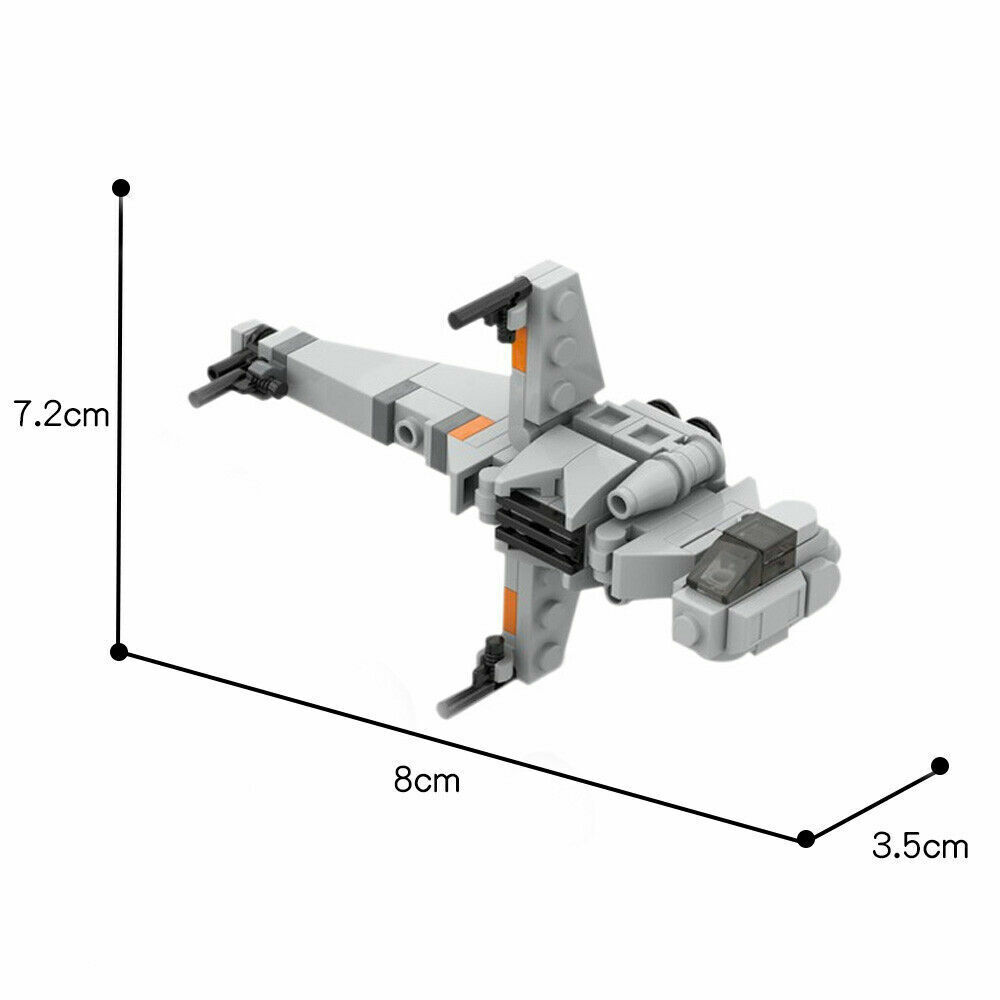 Custom MOC: C5592 Micro Rebel Fighters Model 221 Parts Gift for Christmas-ZITIANYOUBUILD