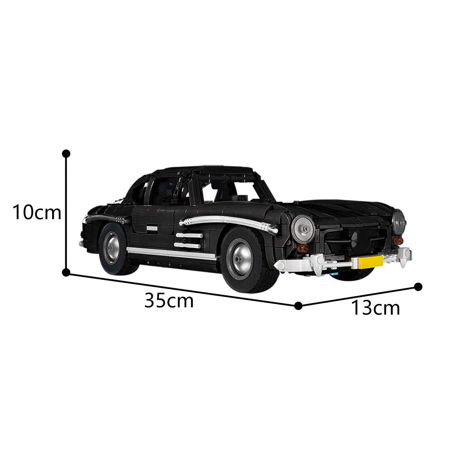 C6151 1:13 Scale Coup�� with Detailed Engine and Functional Trunk 1452 Parts-ZITIANYOUBUILD