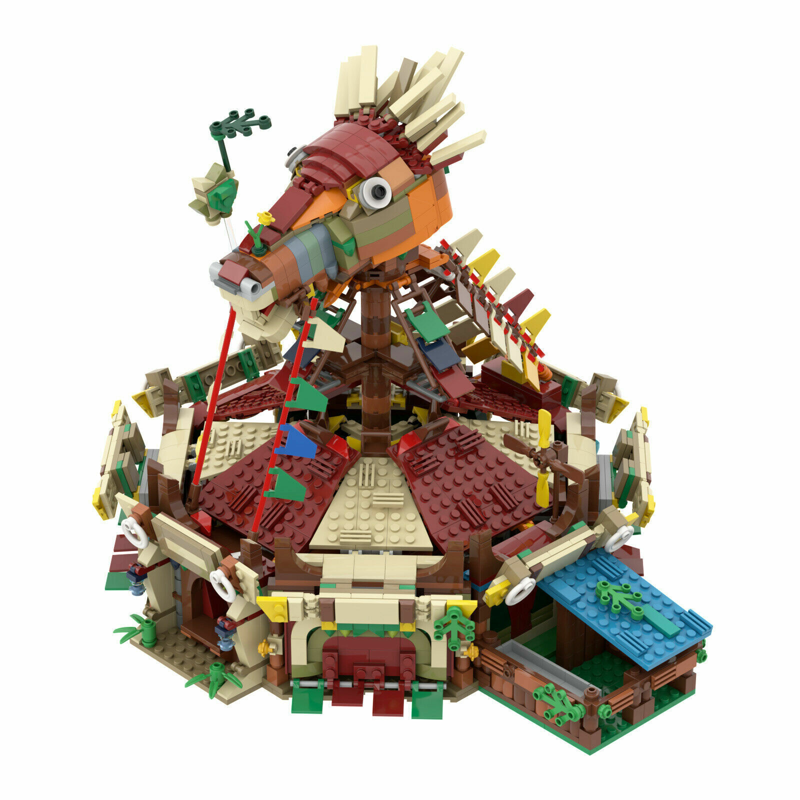 ZITIANYOUBUILD Custom MOC: C5788 Iconic Stable Game Scene Toys Set from Game-ZITIANYOUBUILD