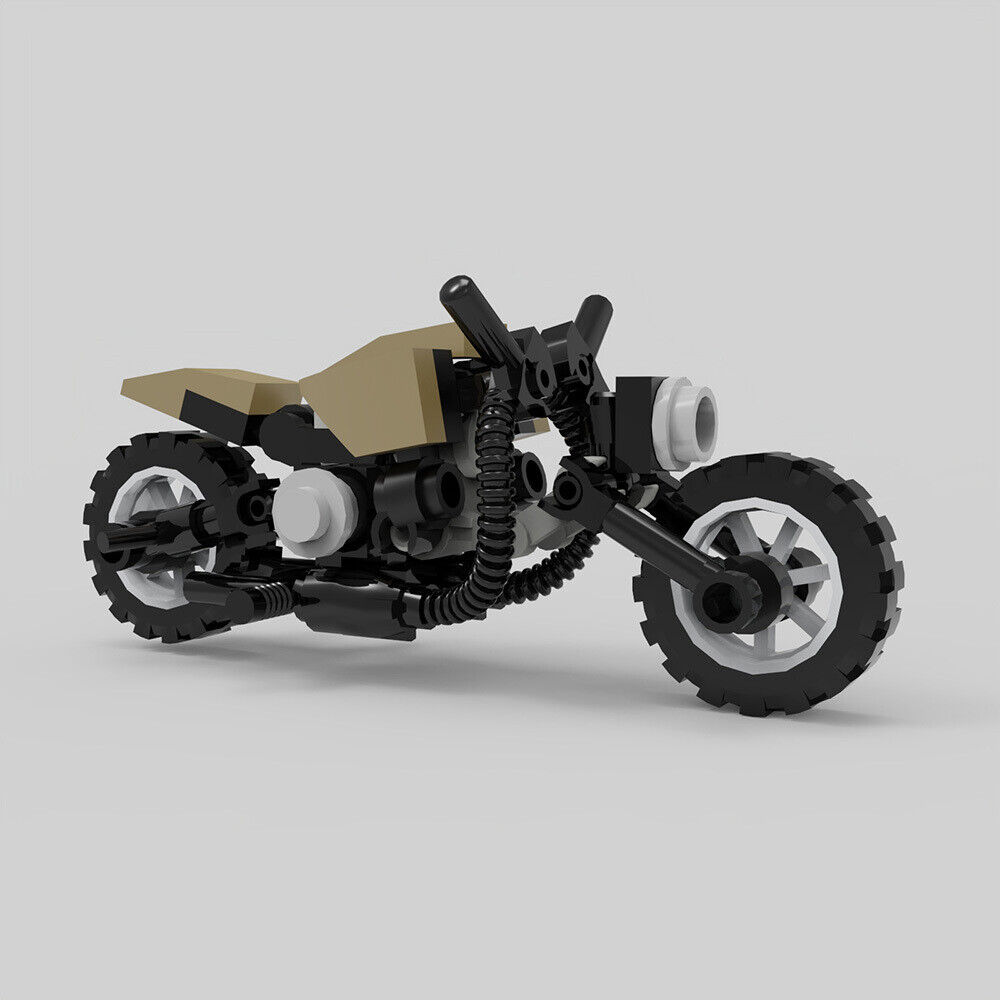 Custom MOC: C7831 Minifig Scale Motorcycle Model 41 Parts for Collection-ZITIANYOUBUILD