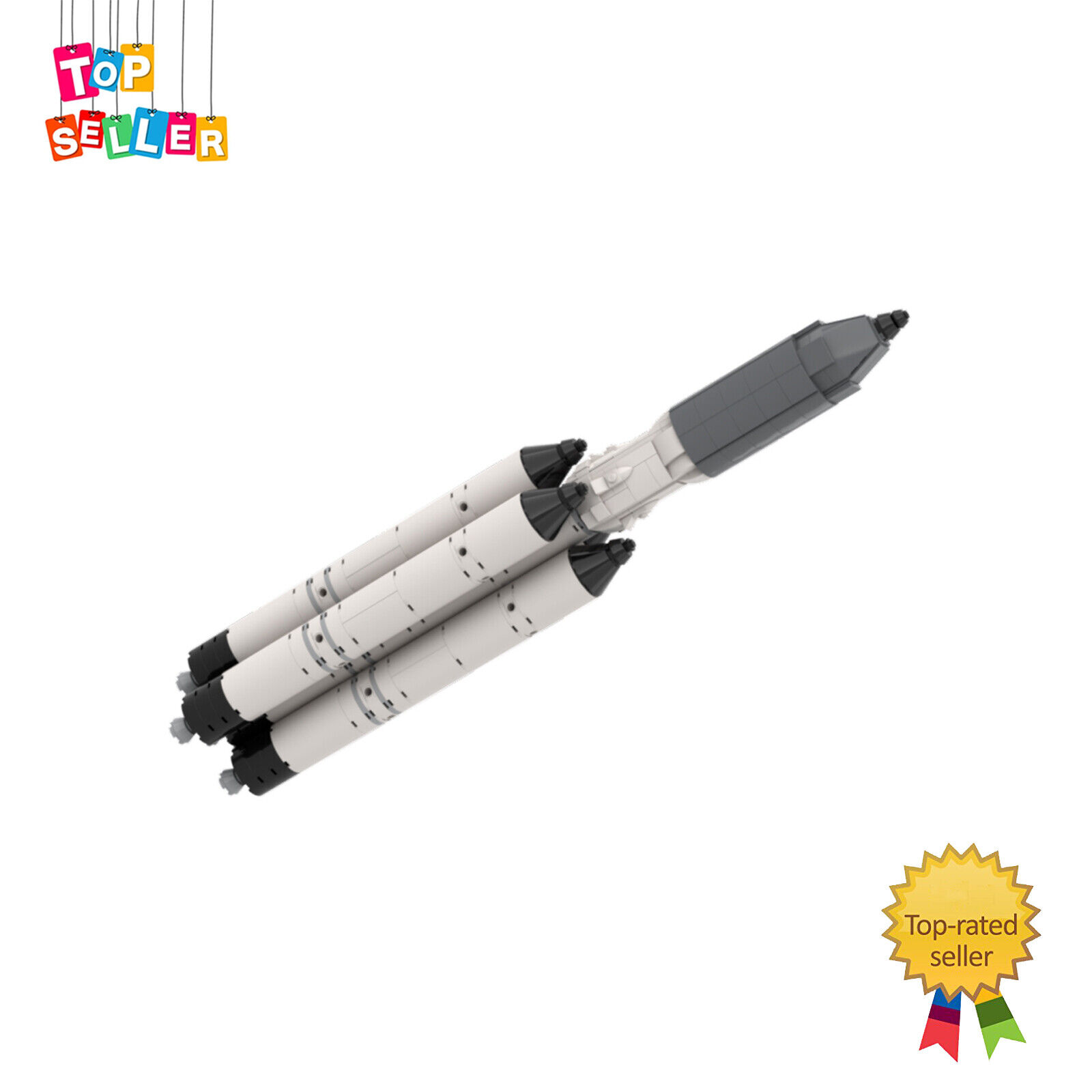 C9205 fully-stageable Rocket Roscosmos Angara A5 with 4 Side Boosters 379 Parts-ZITIANYOUBUILD