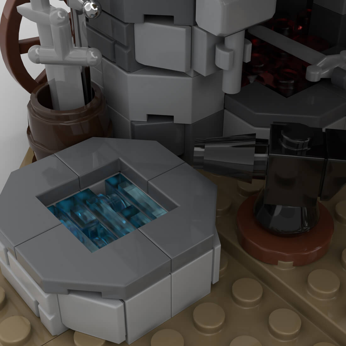 Custom MOC-83224 Medieval Modular Blacksmith 306 Parts Kids Gift for Christmas-ZITIANYOUBUILD