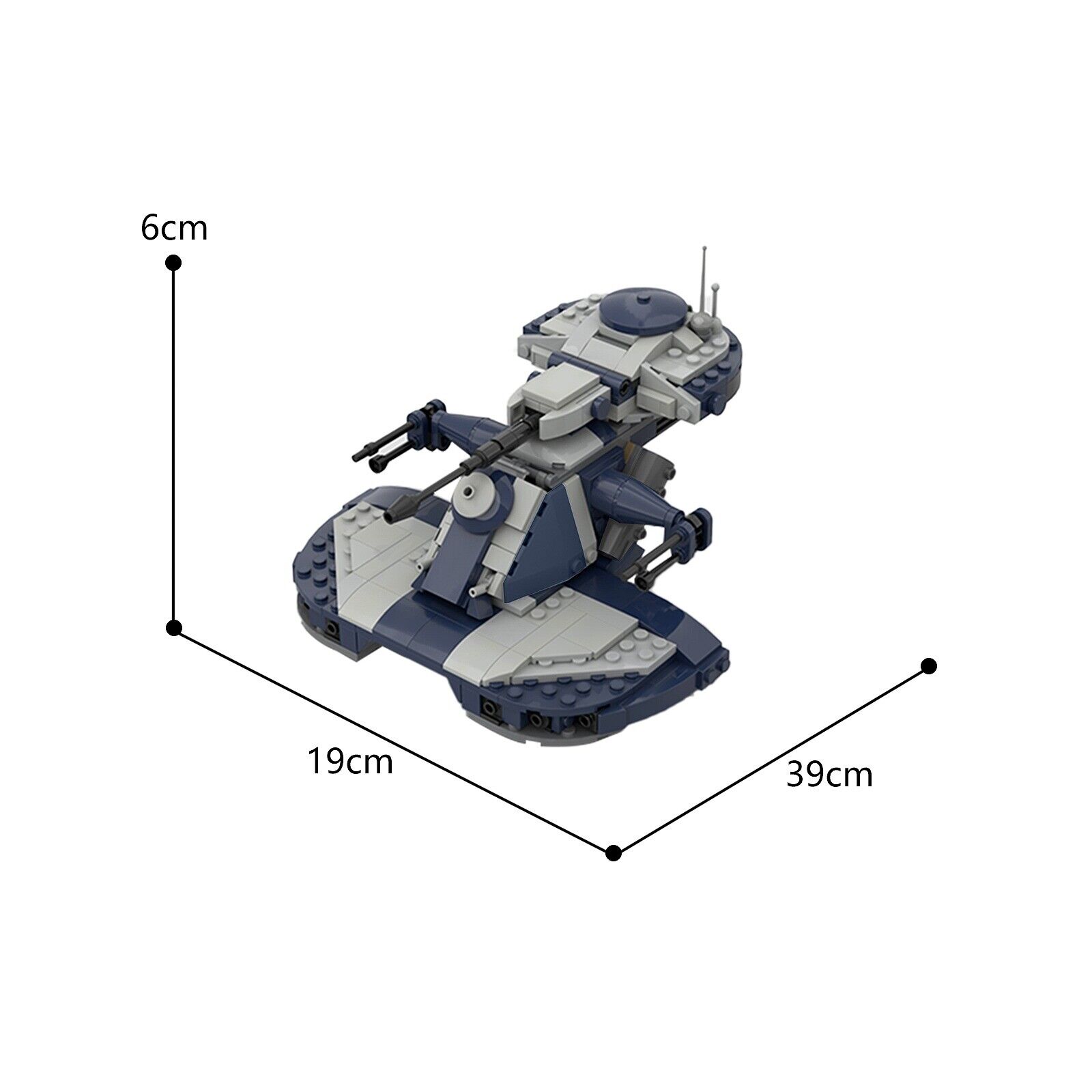 Custom MOC:MOC-53017Armoured Assault Tank AAT Tank Modification Model-ZITIANYOUBUILD