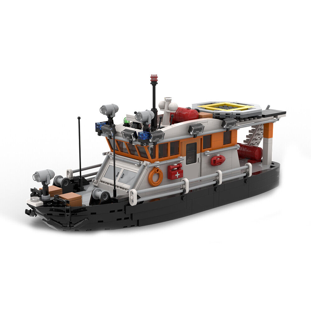 MOC-61813 Patrol Boat Patrol Craft, Patrol Ship, Patrol Vessel Model 601 Parts-ZITIANYOUBUILD