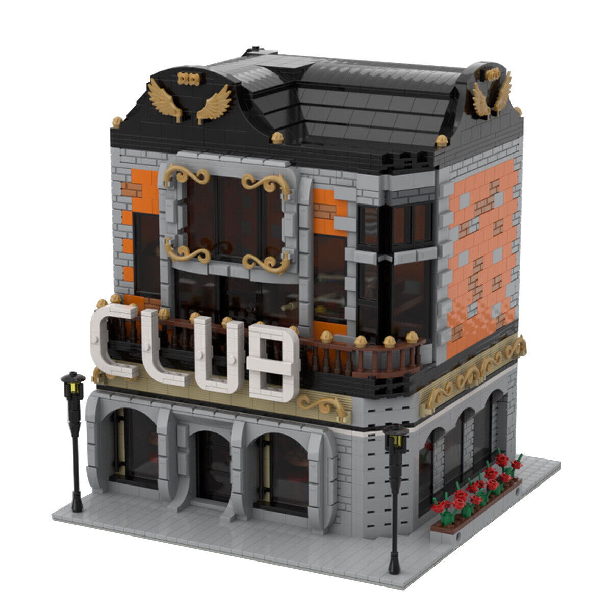C4618 Modular Building Architecture Model with Interior 3699 Parts Gift-ZITIANYOUBUILD