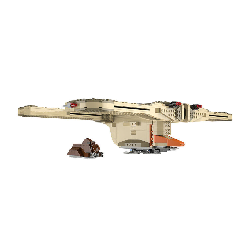 C5127 Elegantly Designed Transport Heavy Ship with Cockpit 698 Parts-ZITIANYOUBUILD