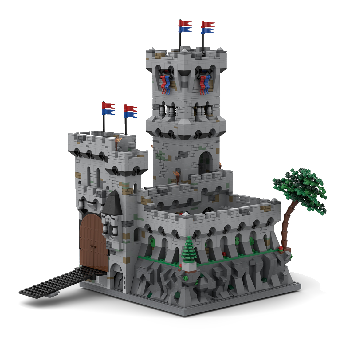 Custom MOC-87299 King’s Mountain Fortress – 30 years anniversary (3626 Parts) Toys Gift for Christmas