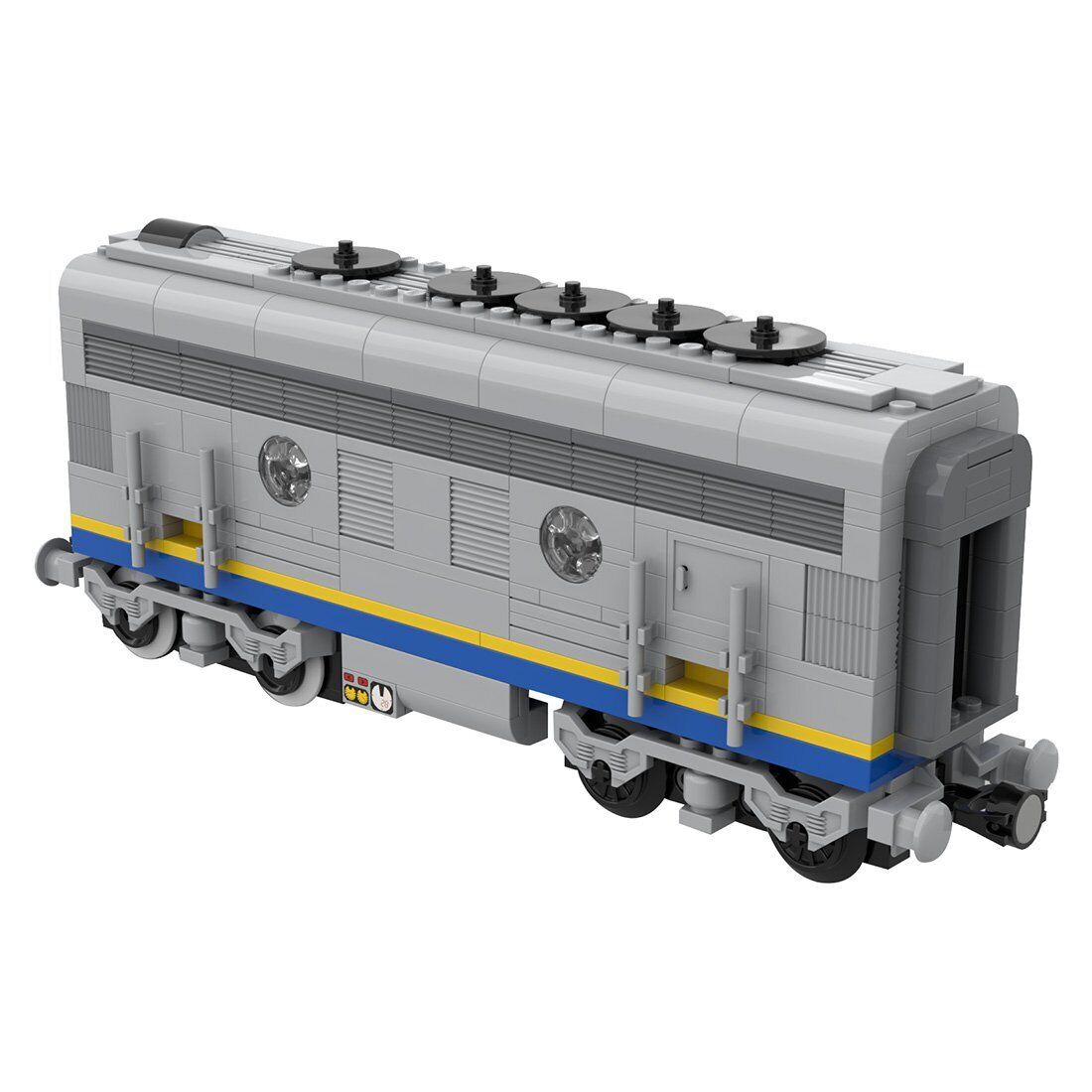 Custom MOC-82274 Blue Carriage Model 373 Parts Kids Gift for Christmas-ZITIANYOUBUILD