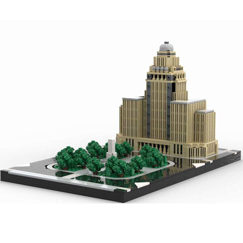 MOC-55335 Buffalo City Hall 1:650 National Landmark Architecture 1693 Parts-ZITIANYOUBUILD