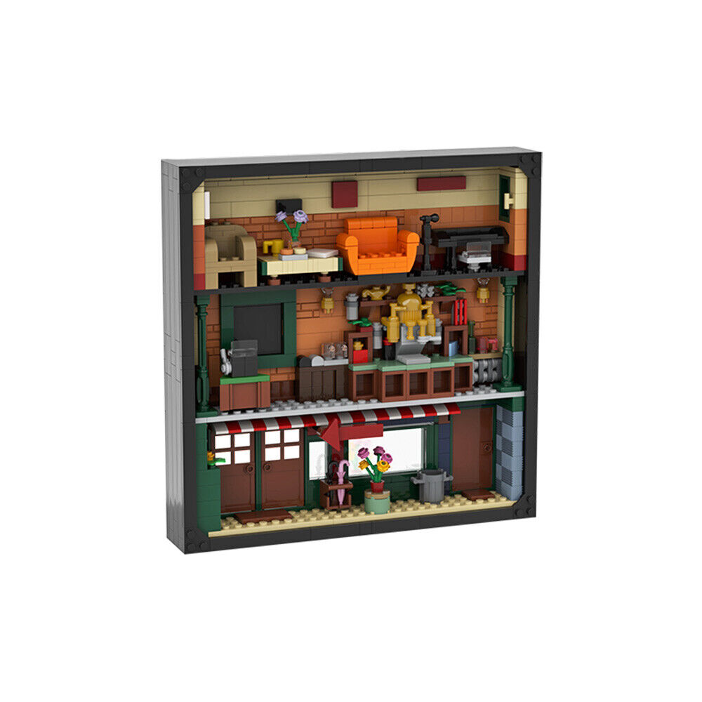 C7303 Coffeehouse in Photo Frame Building Toys from TV Series 688 Parts-ZITIANYOUBUILD