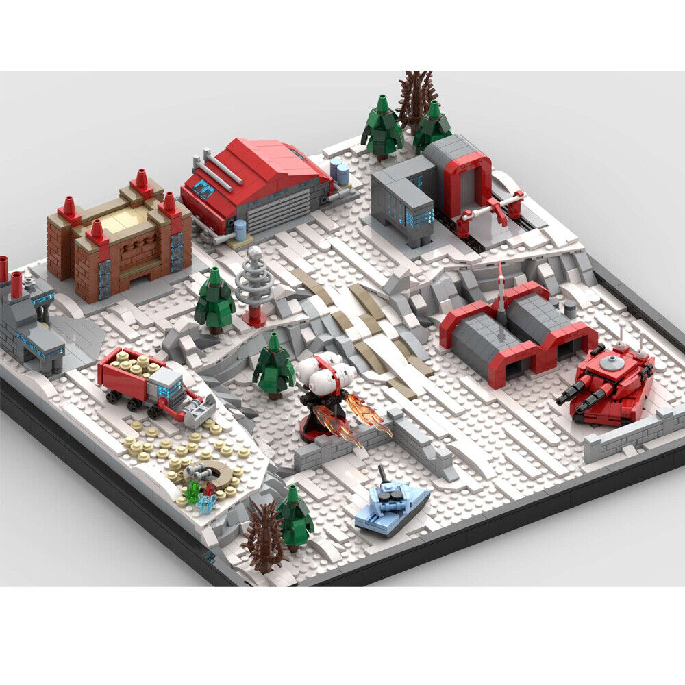 MOC-142272 Soviet Base Diorama Building Toys Set from Video Game 1646 Parts-ZITIANYOUBUILD