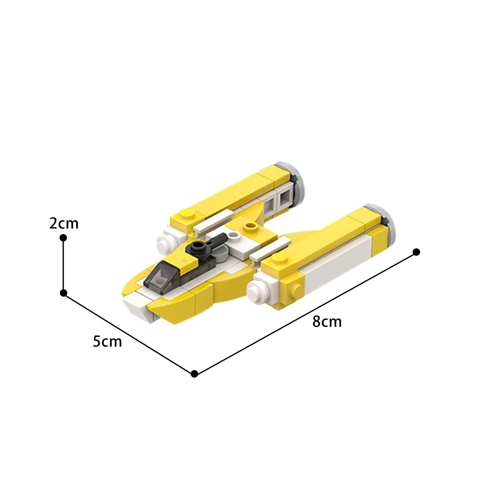 Custom MOC: MOC-42376 6-in-1 Micro Republic Fighters Ships Model from Movie-ZITIANYOUBUILD