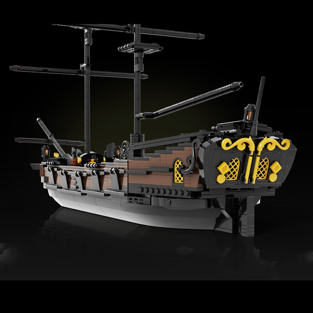 MOC-143628 Brig Ship Boat Model for Pirates Theme Series 1519 Parts-ZITIANYOUBUILD