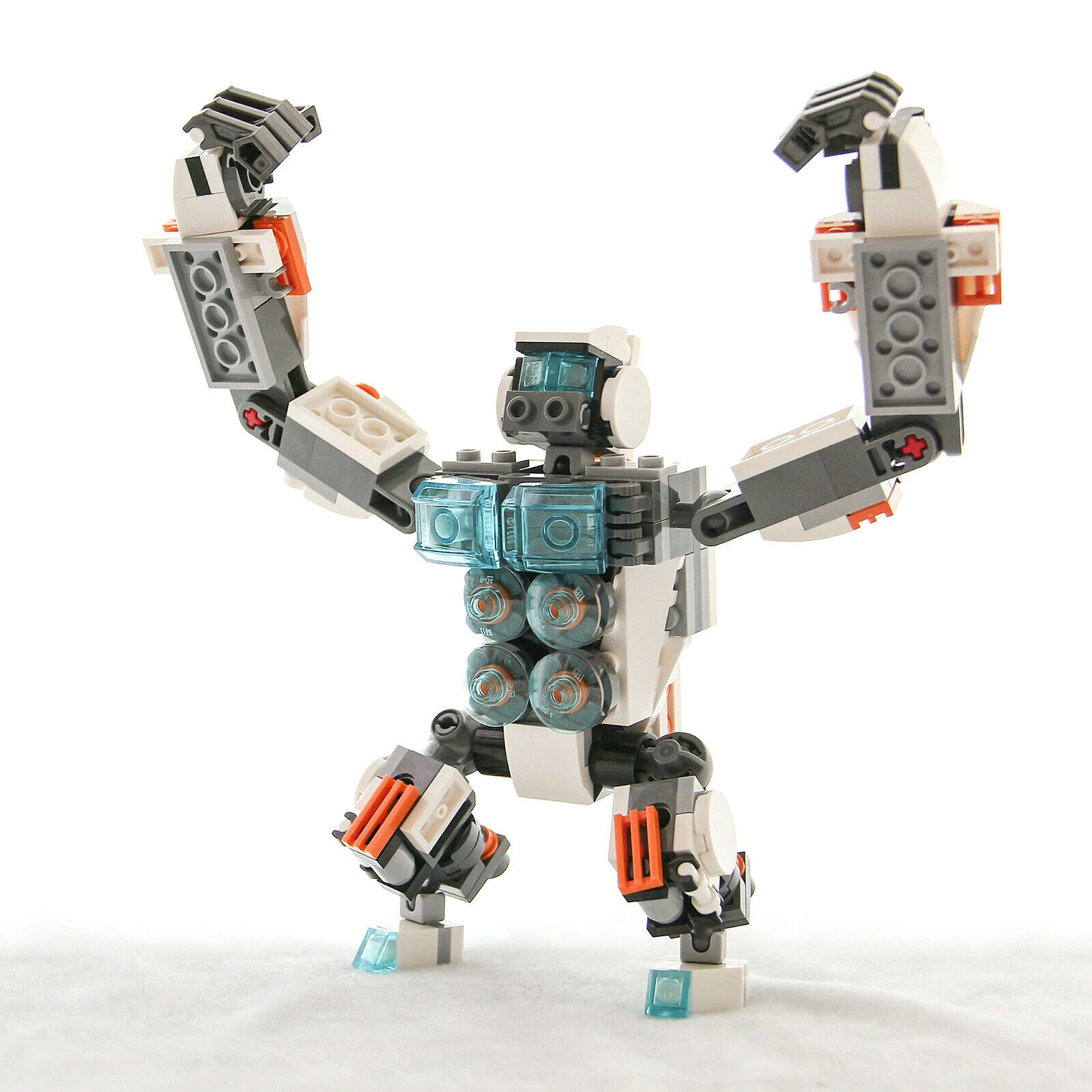 Custom MOC: C7537 Gorilla Mech Robot 196 Parts for Kids Gift for Christmas-ZITIANYOUBUILD