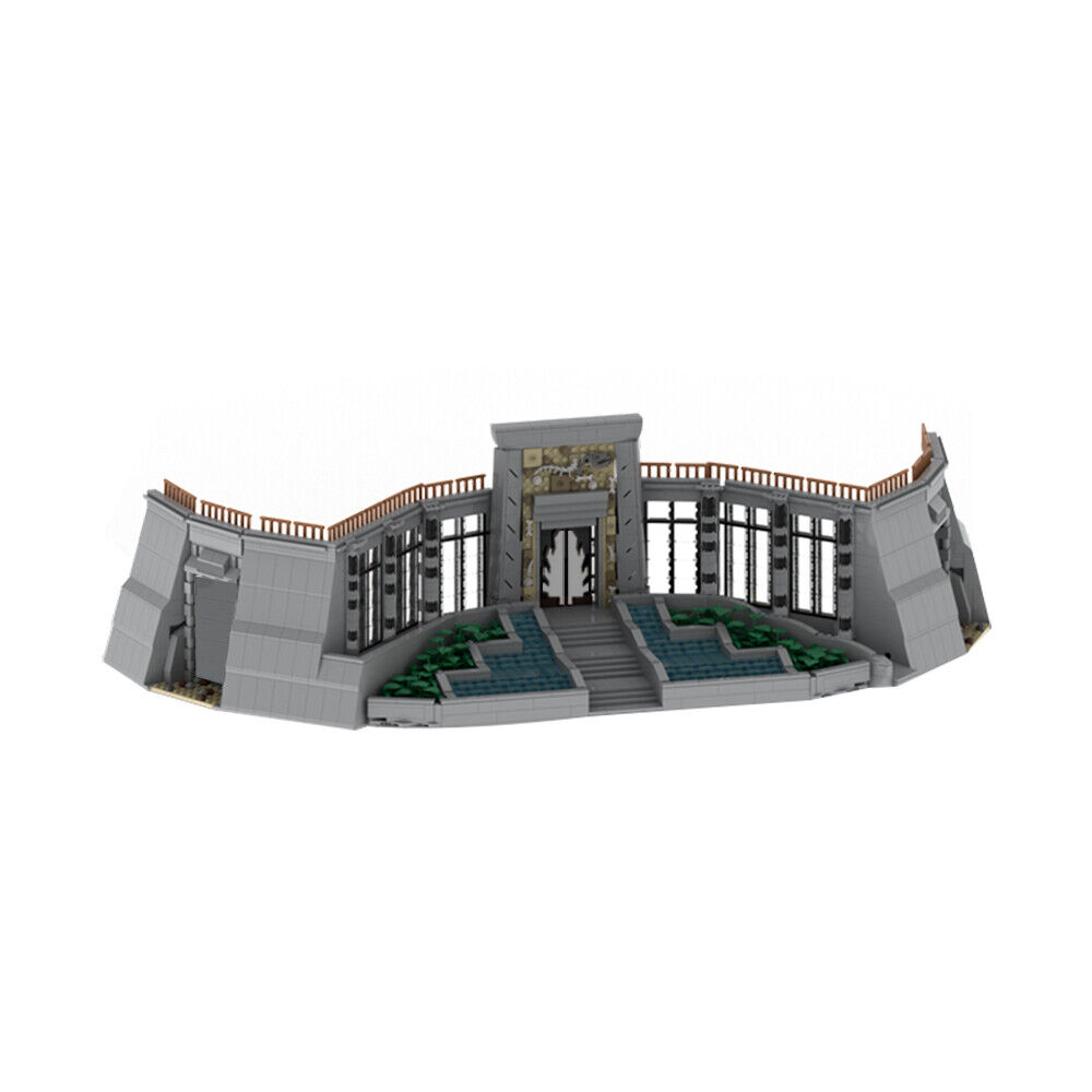 C7755 Iconic Park Visitor Center Model from Movie Building Toys 3463 Parts-ZITIANYOUBUILD