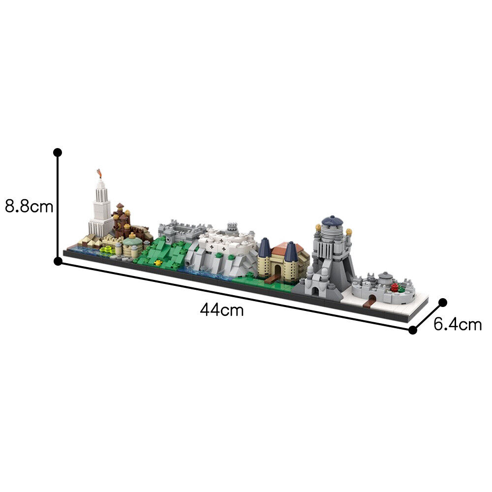 C5584 Westeros Architecture Skyline Model Building Toys Set 767 Parts-ZITIANYOUBUILD