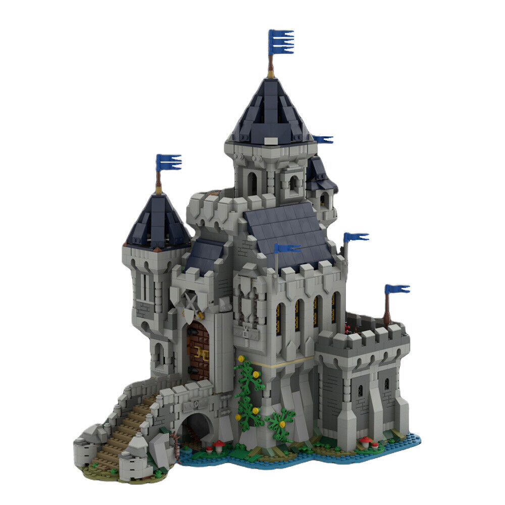C7878 Knight's Castle Model 3284 Parts from Medieval Castle" Alternate Build-ZITIANYOUBUILD