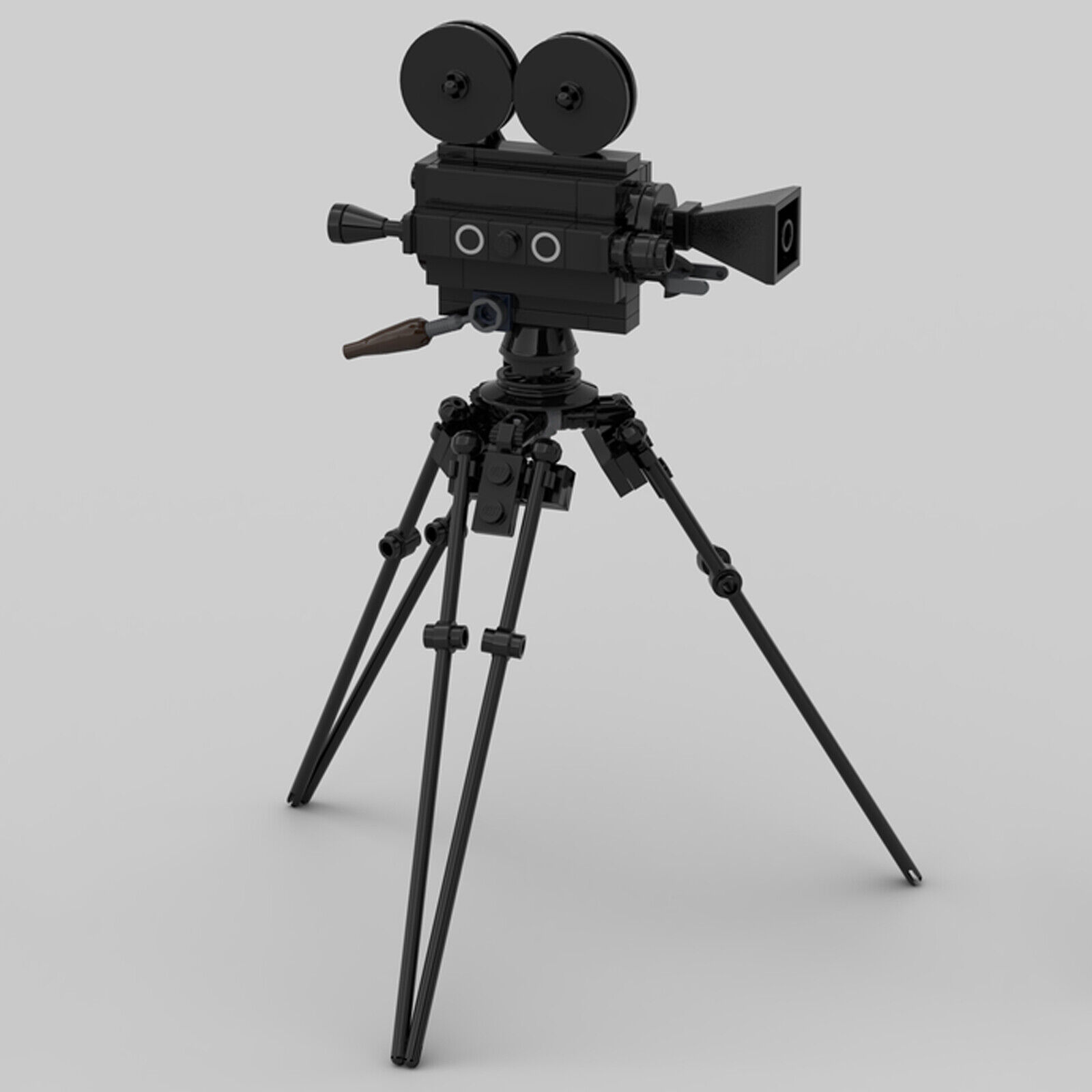 Custom MOC: C331 Old-Fashioned Movie Camera Model 94 Parts Gift for Christmas-ZITIANYOUBUILD