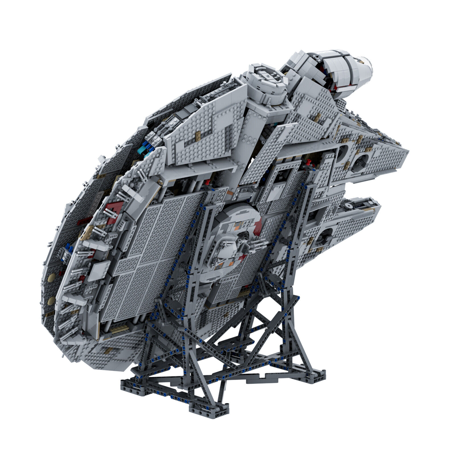 C102 418 Parts Efferman's Vertical Stand for Millennium Falcon 75192-ZITIANYOUBUILD