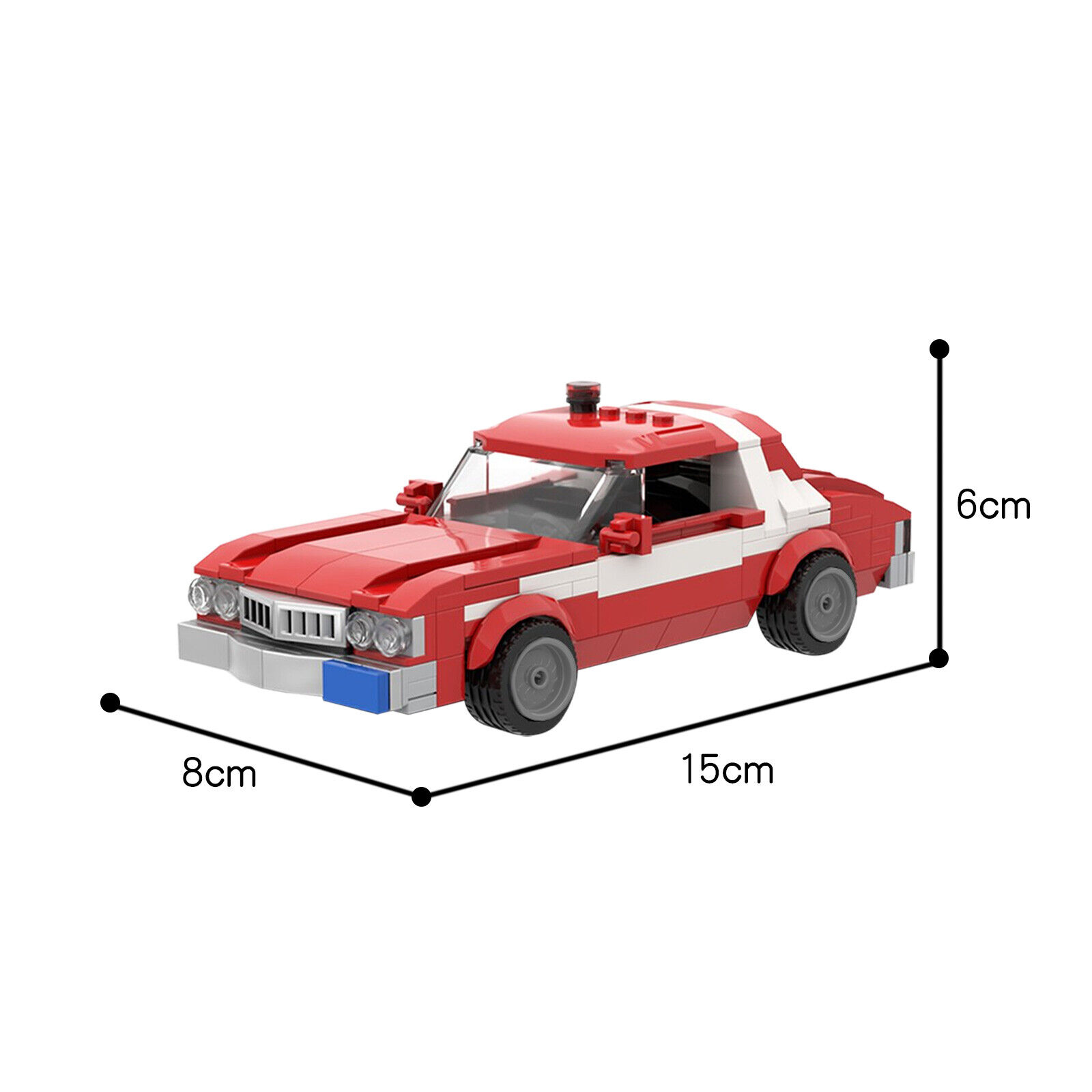 ZITIANYOUBUILD Custom MOC: MOC-21390 Starsky & Hutch Classic Vehicle Cars Model-ZITIANYOUBUILD
