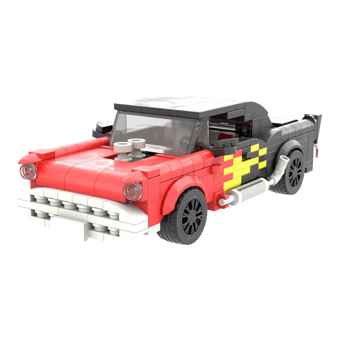 Custom MOC-120711 Retro 1950s Vintage Car Model 332 Parts for Christmas-ZITIANYOUBUILD