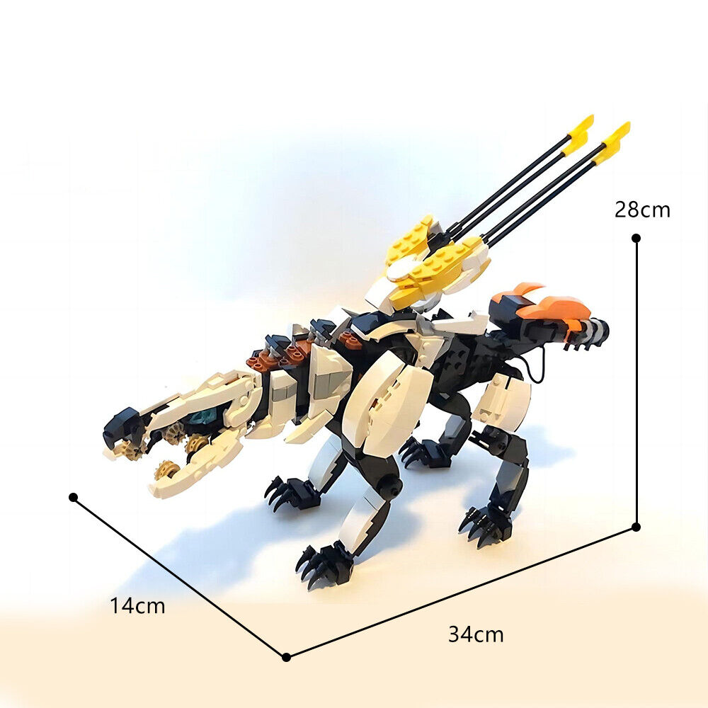 C9348 Hyena Machine Gather and Recycle Resources 881 Parts from Game-ZITIANYOUBUILD