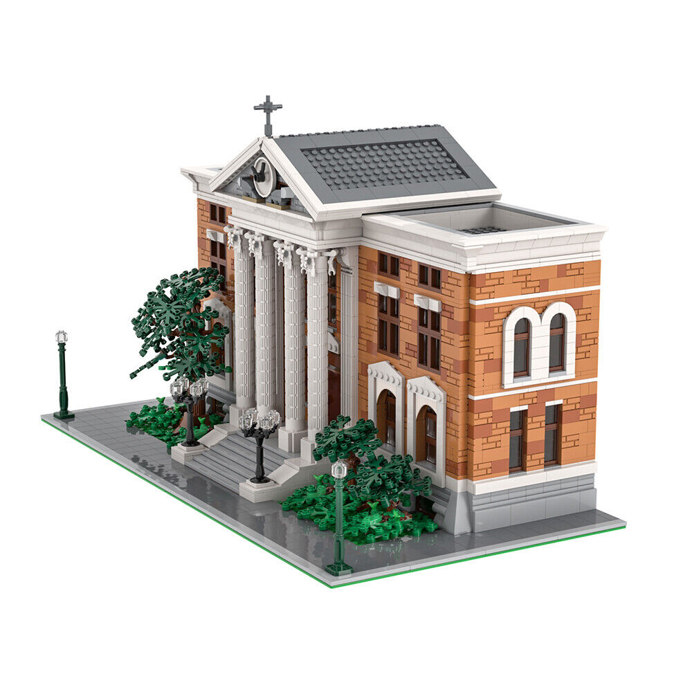 Custom MOC: C7776 Modular Clock Tower Double Corner-style 3103 Parts-ZITIANYOUBUILD