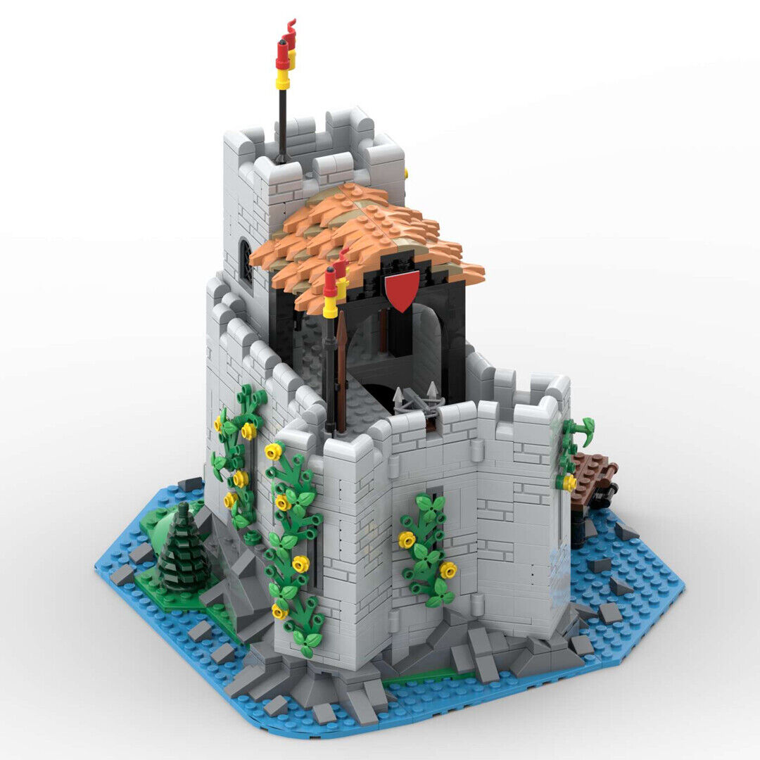 MOC-128617 10305 Alternative Build: Castle Outpost Lookout Point 1232 Parts-ZITIANYOUBUILD