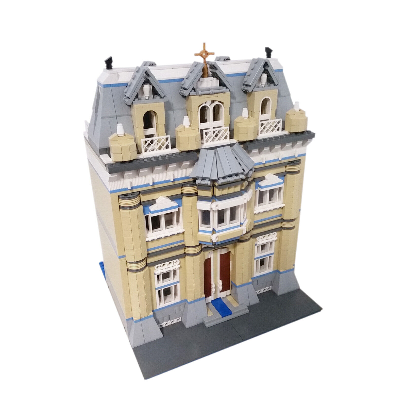 C6079 Modular School from 10214 Tower Bridge Alternative 2654 Parts Gift-ZITIANYOUBUILD