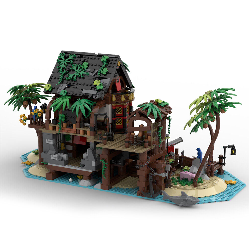 MOC-72271 3519 Parts Island Tavern Modification for 21322 & 31109 Building Set-ZITIANYOUBUILD