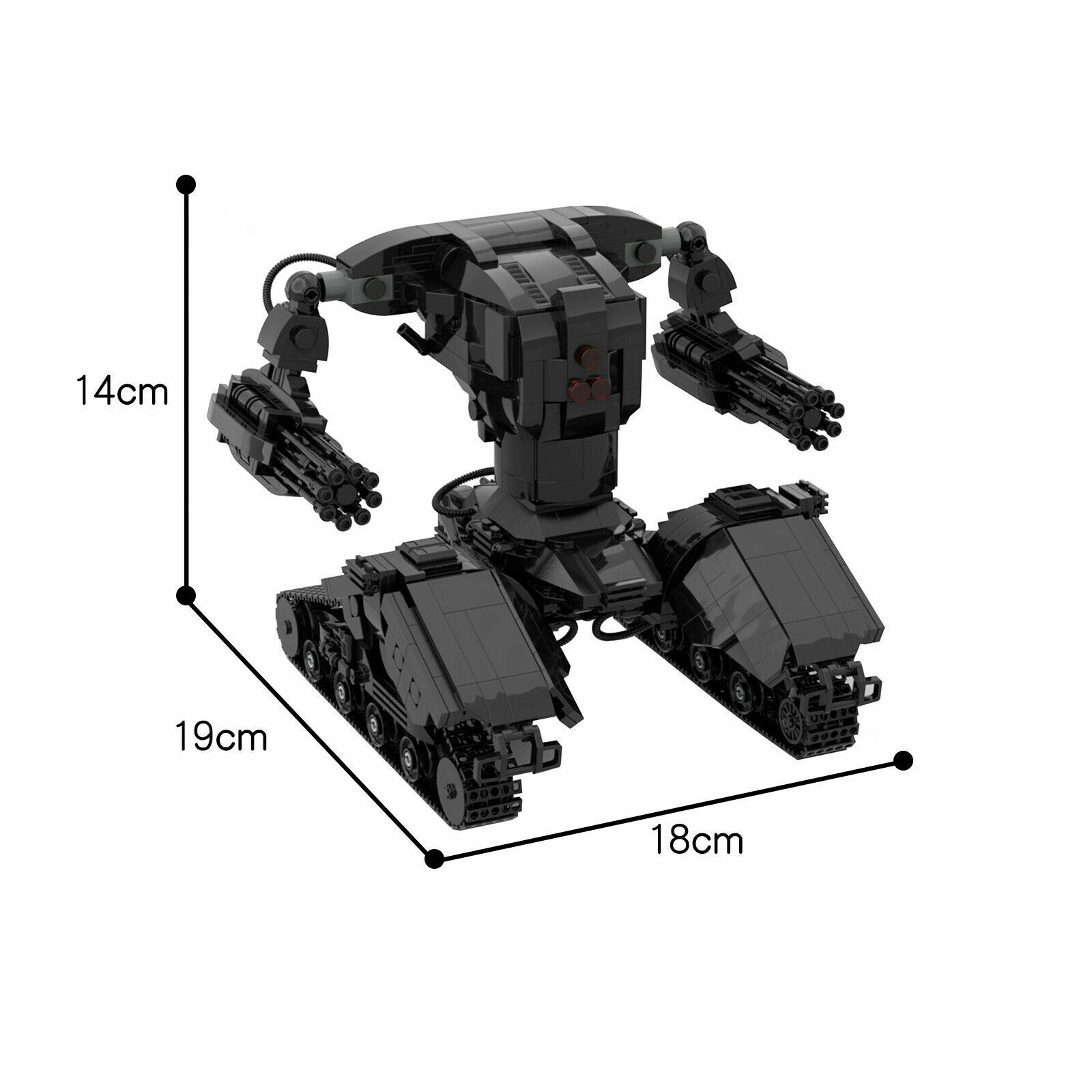 MOC-58403 Future Tank X1 Mech Tank Hunter Killer X1 from Game & Building Toys-ZITIANYOUBUILD