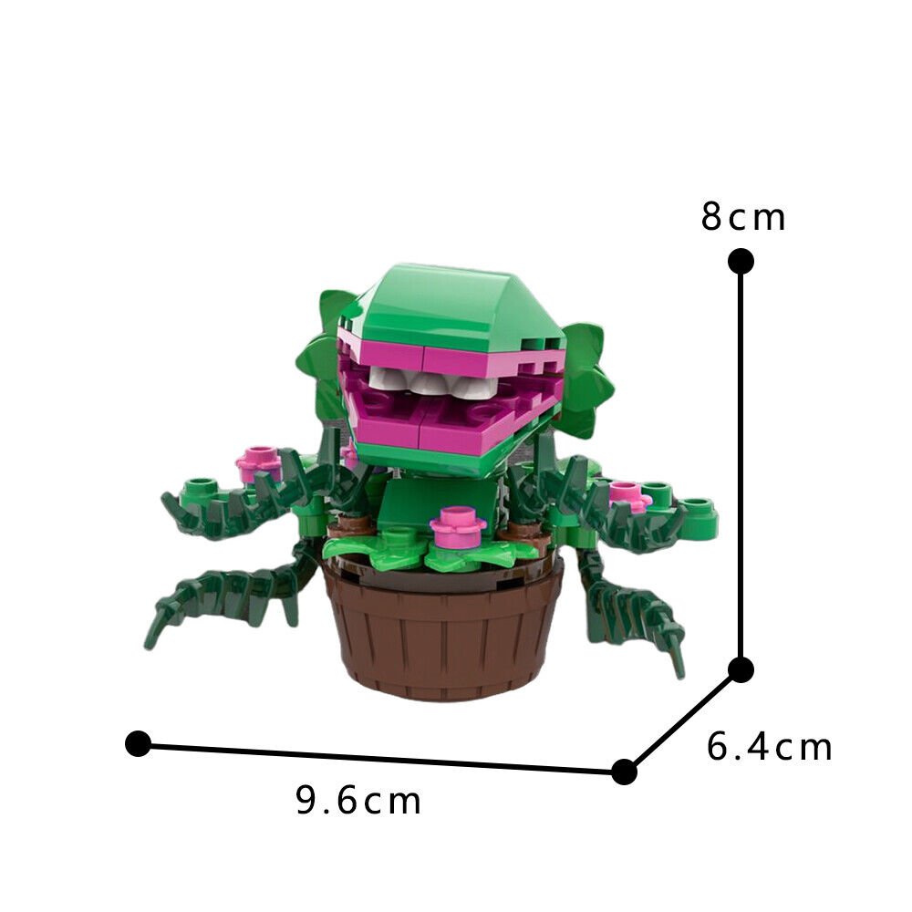 C7608 Weird Plant Iconic Plant Horror Flower Plant Bouquet 47 Parts-ZITIANYOUBUILD