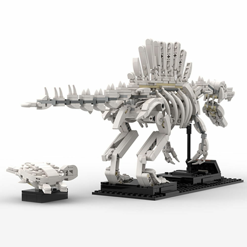 C4965 Spinosaurus Skeleton and Sea Turtle Model 659 Parts | for Collection-ZITIANYOUBUILD