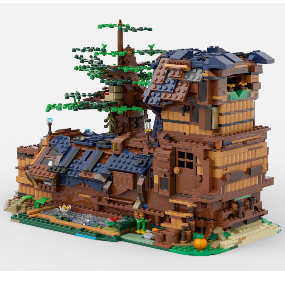 MOC-149206 Modular Building: Shoe House with Interior for Collection 2417 Parts-ZITIANYOUBUILD
